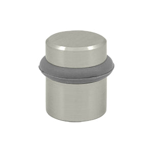 Deltana 1 1/2 Inch Round Floor Door Bumper - Brushed Nickel
