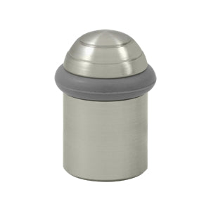 Deltana 2 Inch Round Floor Door Bumper - Brushed Nickel