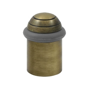 Deltana 2 Inch Round Floor Door Bumper - Antique Brass