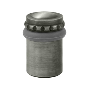 Deltana 2 Inch Round Floor Door Bumper - Antique Nickel