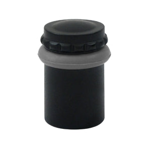 Deltana 2 Inch Round Floor Door Bumper - Flat Black