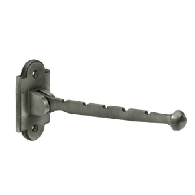Deltana Solid Brass Valet Hook - Antique Nickel