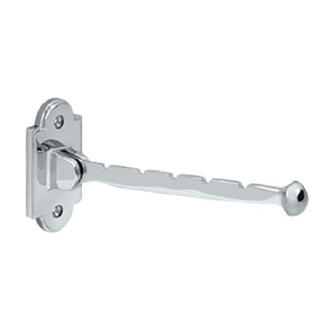 Deltana Solid Brass Valet Hook - Polished Chrome
