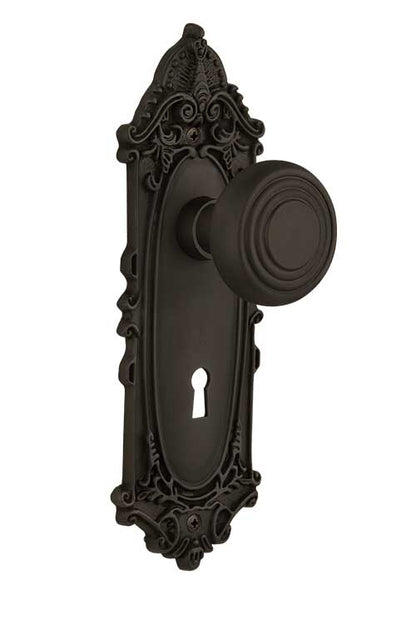 Nostalgic Warehouse Victorian Plate with Deco Knob