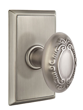 Emtek Victoria Knob - Rectangular Rosette
