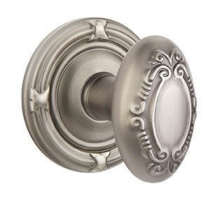 Emtek Victoria Knob - Ribbon and Reed Rosette