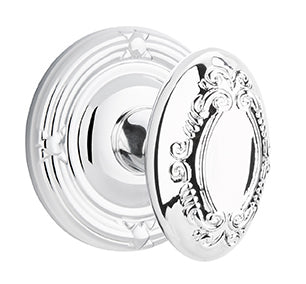 Emtek Victoria Knob - Ribbon and Reed Rosette