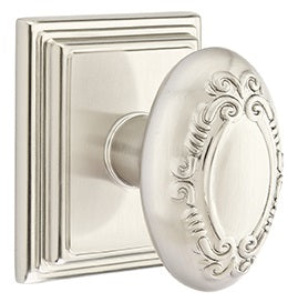 Emtek Victoria Knob with Wilshire Rosette