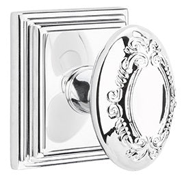 Emtek Victoria Knob with Wilshire Rosette