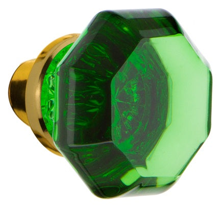 Nostalgic Warehouse Waldorf Emerald Knobs ONLY with Spindle