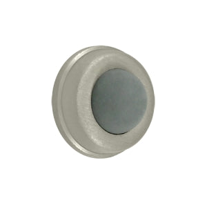 Deltana Solid Brass 1 Inch Diameter Flush Mounted Bumper - Brushed Nickel