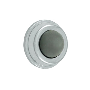 Deltana Solid Brass 1 Inch Diameter Flush Mounted Bumper - Polished Chrome