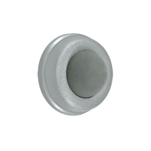 Deltana Solid Brass 1 Inch Diameter Flush Mounted Bumper - Brushed Chrome