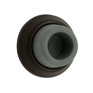 Deltana Solid Brass 1 7/8 Inch Diameter Flush Mounted Bumper - Oil Rubbed Bronze