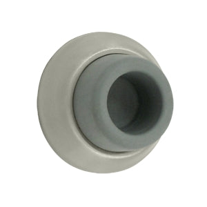 Deltana Solid Brass 1 7/8 Inch Diameter Flush Mounted Bumper - Brushed Nickel