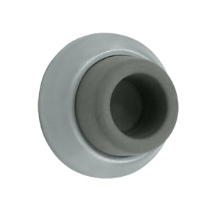 Deltana Solid Brass 1 7/8 Inch Diameter Flush Mounted Bumper - Brushed Chrome