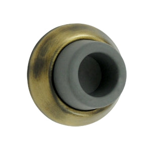 Deltana Solid Brass 1 7/8 Inch Diameter Flush Mounted Bumper - Antique Brass