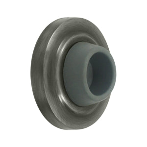 Deltana Solid Brass 1 7/8 Inch Diameter Flush Mounted Bumper - Antique Nickel