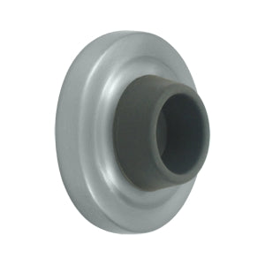 Deltana Solid Brass 1 7/8 Inch Diameter Flush Mounted Bumper - Brushed Chrome