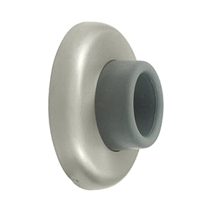 Deltana Solid Brass 2 1/2 Inch Diameter Wall Mounted Bumper - Brushed Nickel