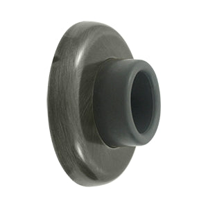 Deltana Solid Brass 2 1/2 Inch Diameter Wall Mounted Bumper - Antique Nickel