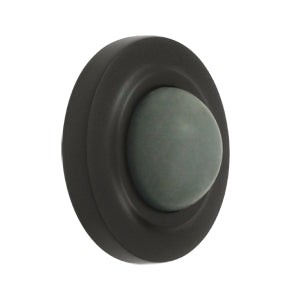 Deltana Solid Brass 2 1/2 Inch Diameter Flush Mounted Bumper - Oil Rubbed Bronze