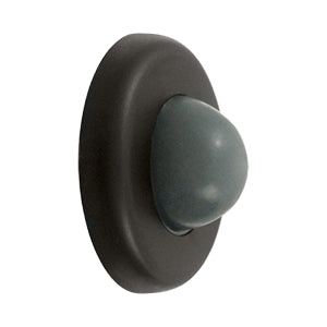 Deltana Solid Brass 2 1/2 Inch Diameter Wall Mounted Bumper - Oil Rubbed Bronze