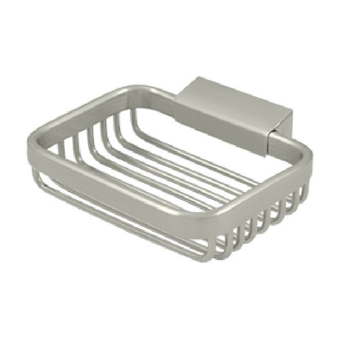 Deltana Solid Brass Heavy Duty Bathroom Basket - Satin Nickel
