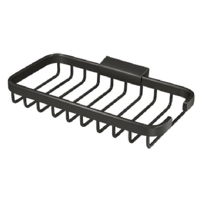 Deltana Solid Brass Rectangular Corner Wire Basket - Oil Rubbed Bronze