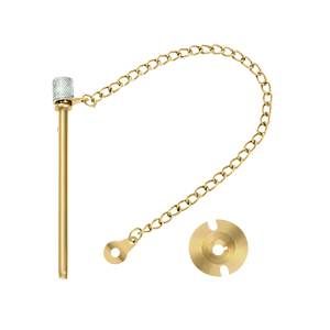 Deltana Steel Window Door Pin - PVD Lifetime Brass
