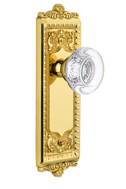 Grandeur Windsor Plate with Bordeaux Clear Knob
