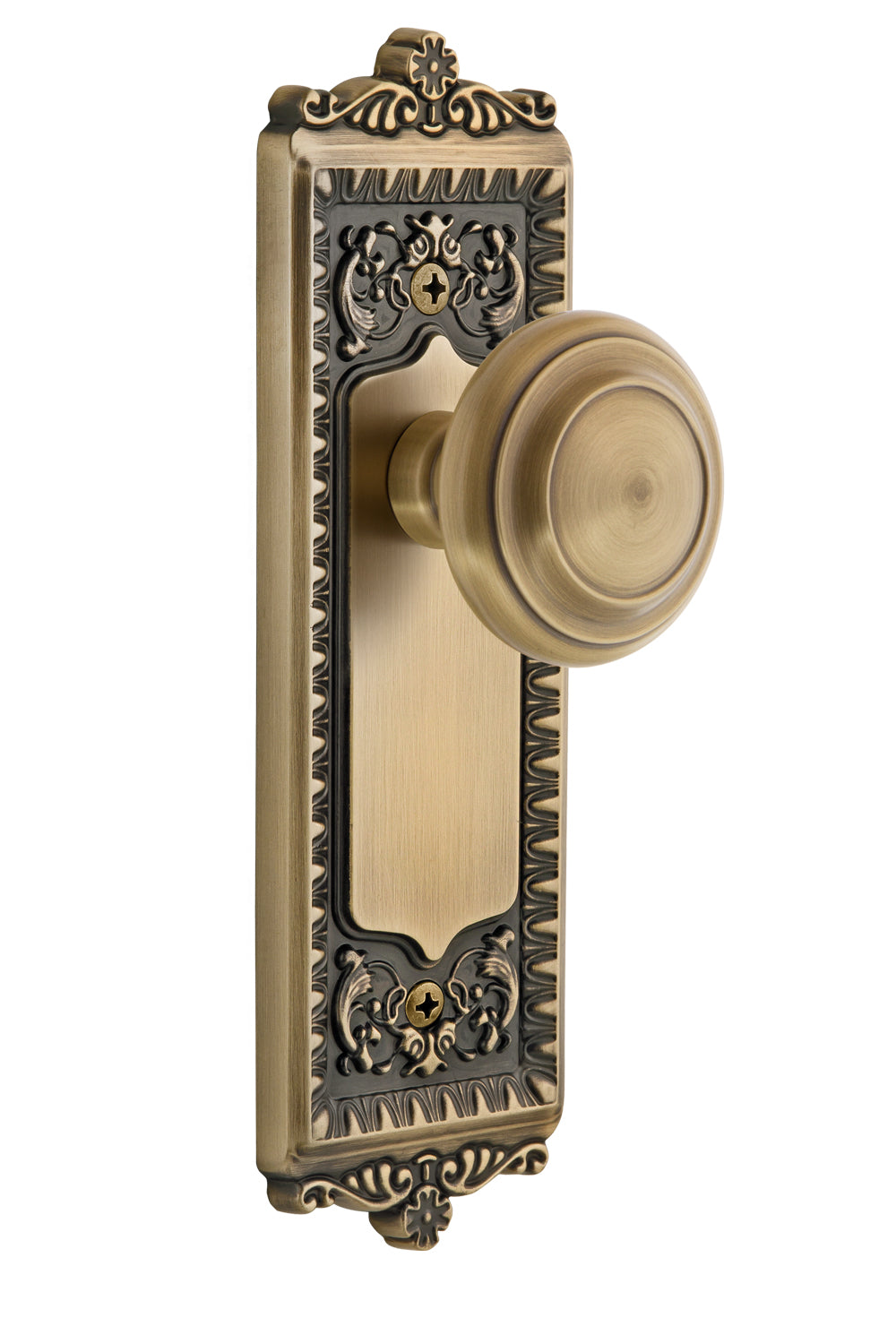 Grandeur Windsor Plate with Circulaire Knob