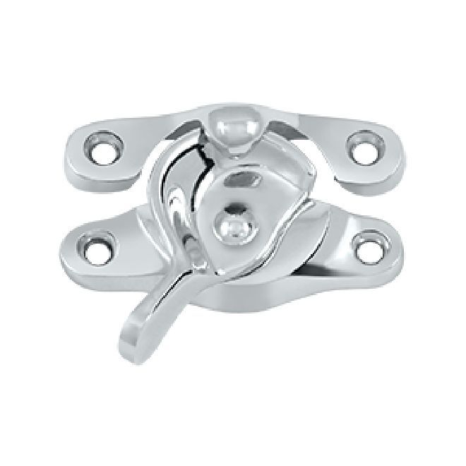 Deltana Solid Brass Window Sash Lock - Polished Nickel