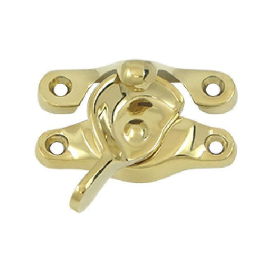 Deltana Solid Brass Window Sash Lock - Polished Brass