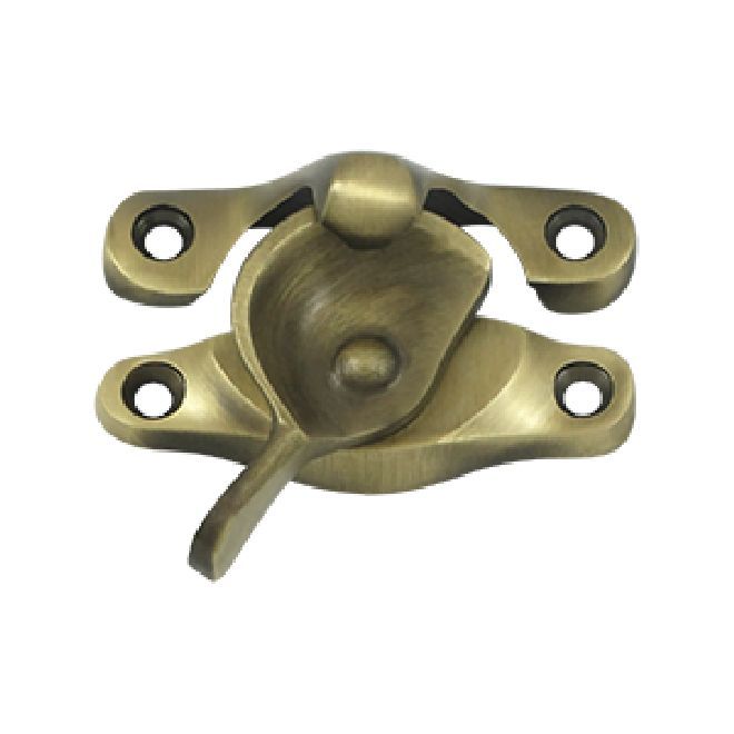 Deltana Solid Brass Window Sash Lock - Antique Brass