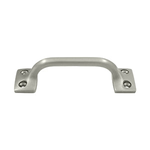 Deltana Solid Brass 4 Inch Overall Pull - Brushed Nickel