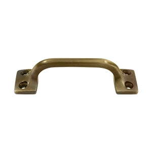 Deltana Solid Brass 4 Inch Overall Pull - Antique Brass