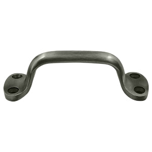 Deltana Solid Brass 6 Inch Overall Pull - Antique Nickel