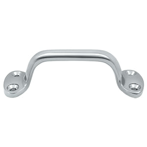 Deltana Solid Brass 6 Inch Overall Pull - Polished Chrome