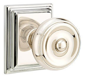 Emtek Waverly Knob with Wilshire Rosette