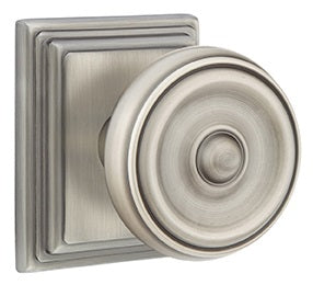 Emtek Waverly Knob with Wilshire Rosette