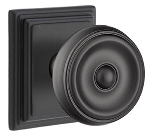 Emtek Waverly Knob with Wilshire Rosette