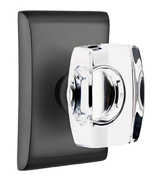 Emtek Windsor Crystal Knob with Neos Rosette