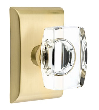 Emtek Windsor Crystal Knob with Neos Rosette