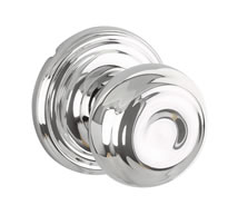 Yale Expressions Maguire Rosette with Lewiston Knob - Polished Chrome