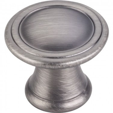  Hardware Resources Chesapeake Cabinet Knob in Brushed Pewter