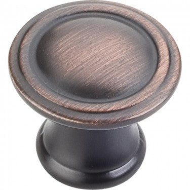 Hardware Resources Cordova Cabinet Knob in Brushed Oil Rubbed Bronze