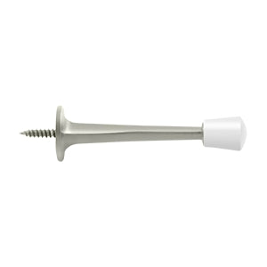 Deltana 3 Inch Baseboard Door Bumper - Brushed Nickel