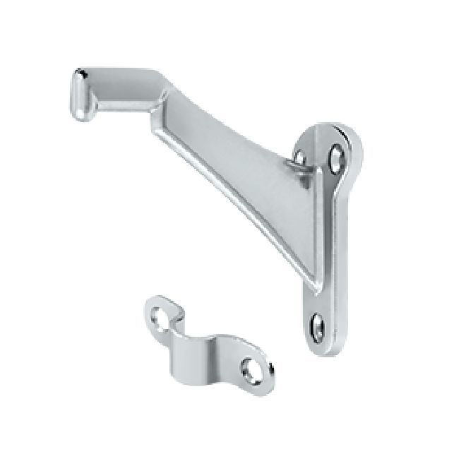 Deltana Hand Rail Bracket with 3-1/4 Inch Projection - Polished Chrome