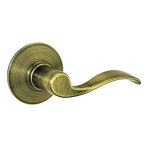 Schlage Accent Lever in Antique Brass